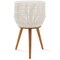 Casafield Indoor Planter with Stand, Floor Planter with Wood Legs, Large Plant Pot Cover Basket with Liner for Houseplants, Flower Pots and Trees